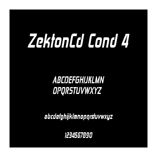 ZektonCd Cond 4