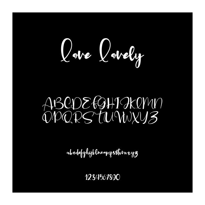 Love Lovely