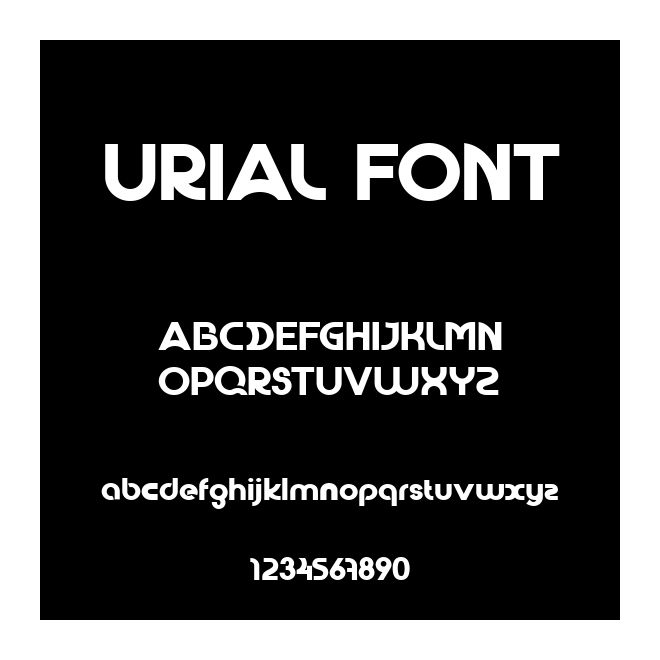 URIAL FONT