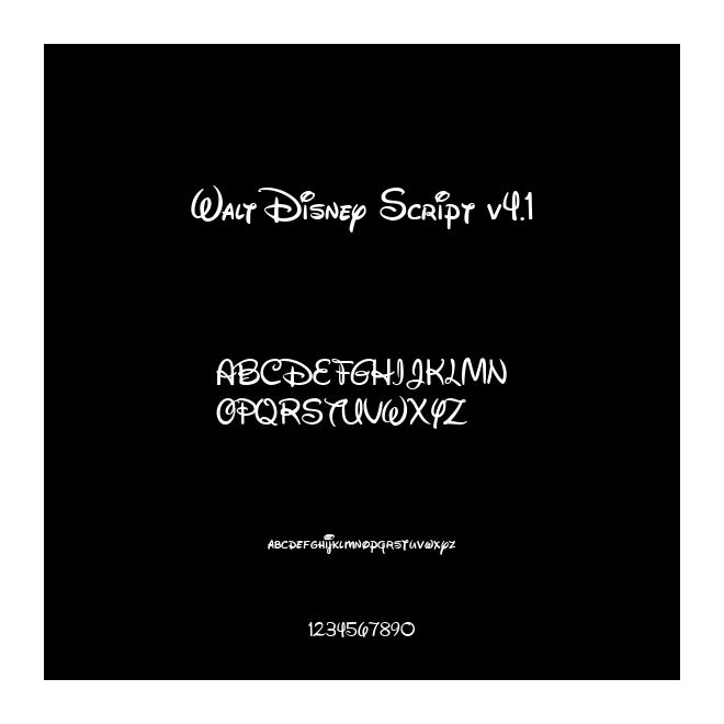 Walt Disney Script v4.1
