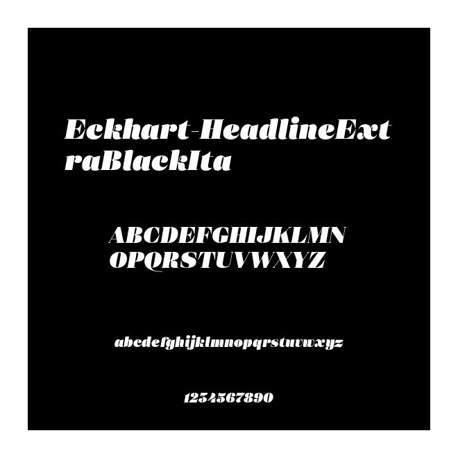 Eckhart-HeadlineExtraBlackIta