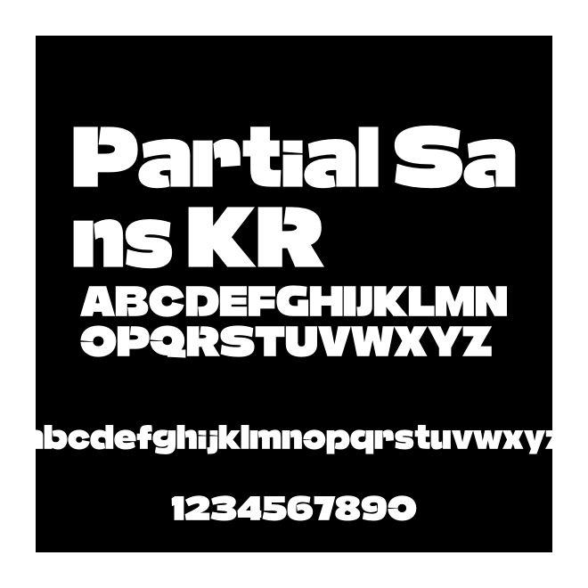 Partial Sans KR