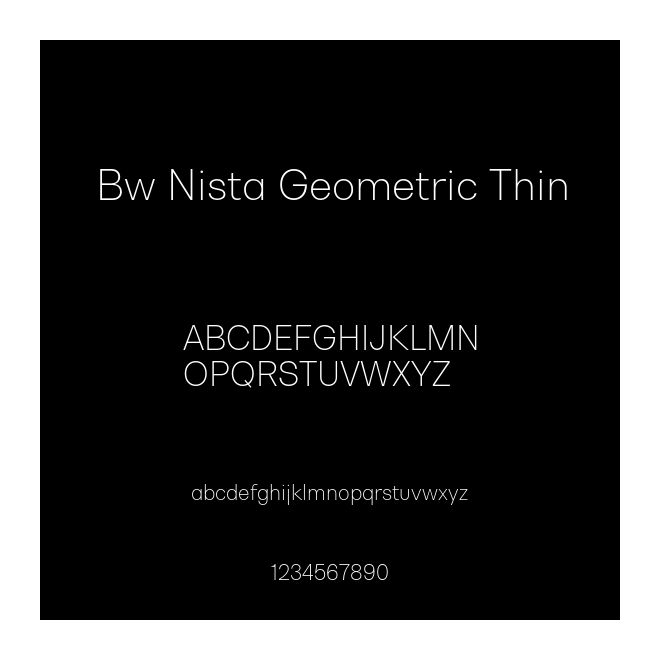 Bw Nista Geometric Thin
