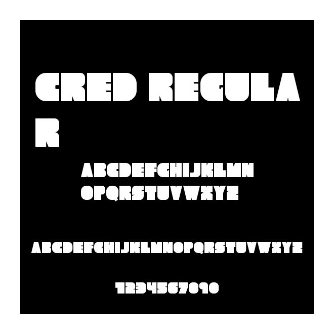 Cred Regular