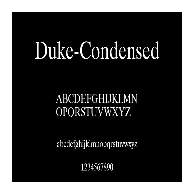 Duke-Condensed