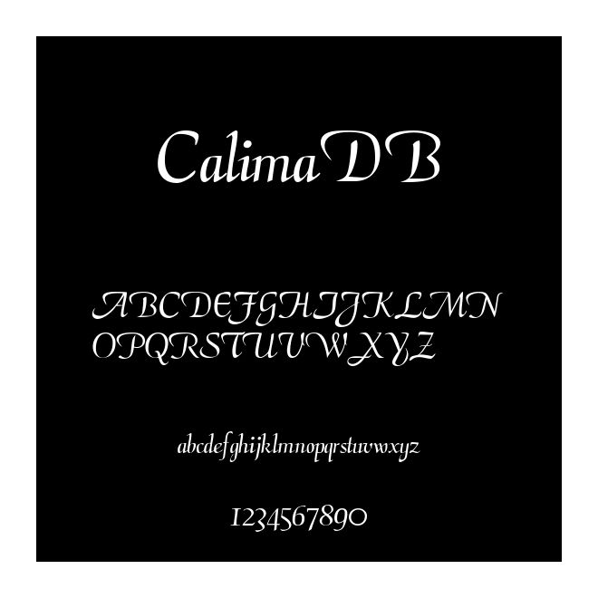 CalimaDB