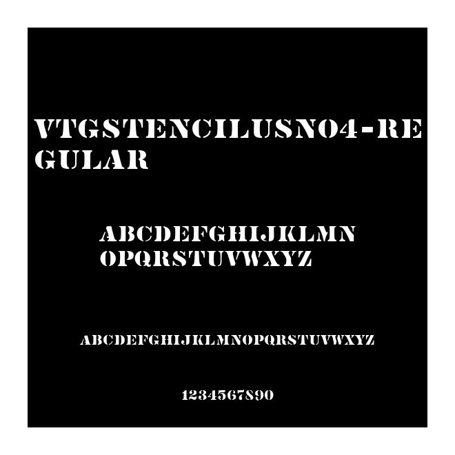 VtgStencilUSNo4-Regular