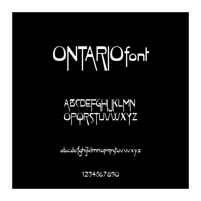 ONTARIOfont