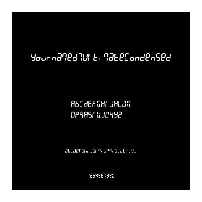 YournameD7UltimateCondensed