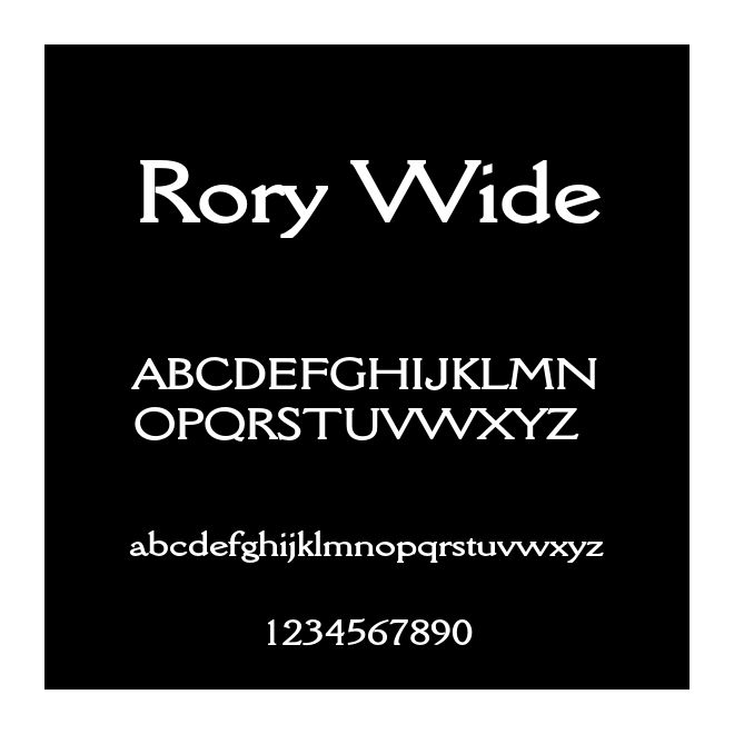 Rory Wide