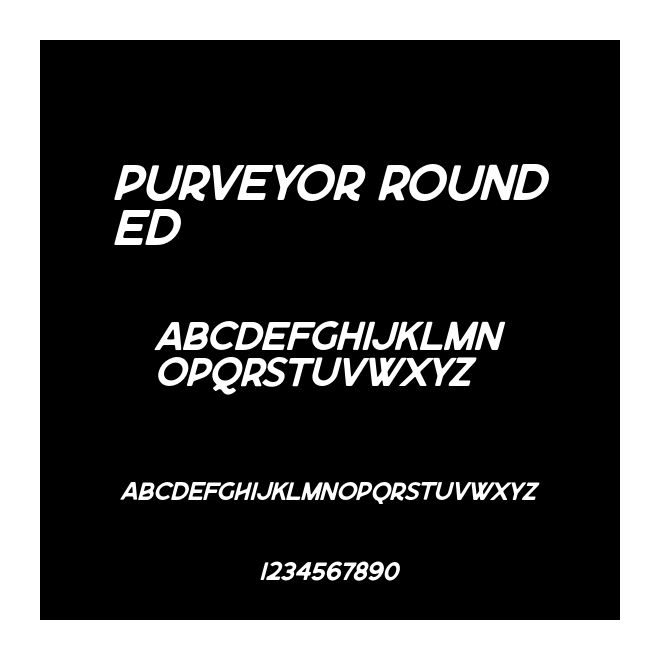 Purveyor Rounded