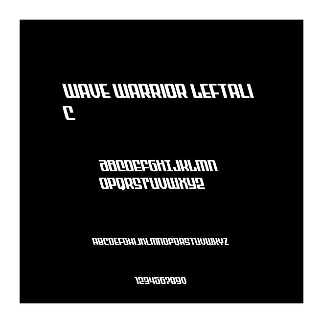 Wave Warrior Leftalic