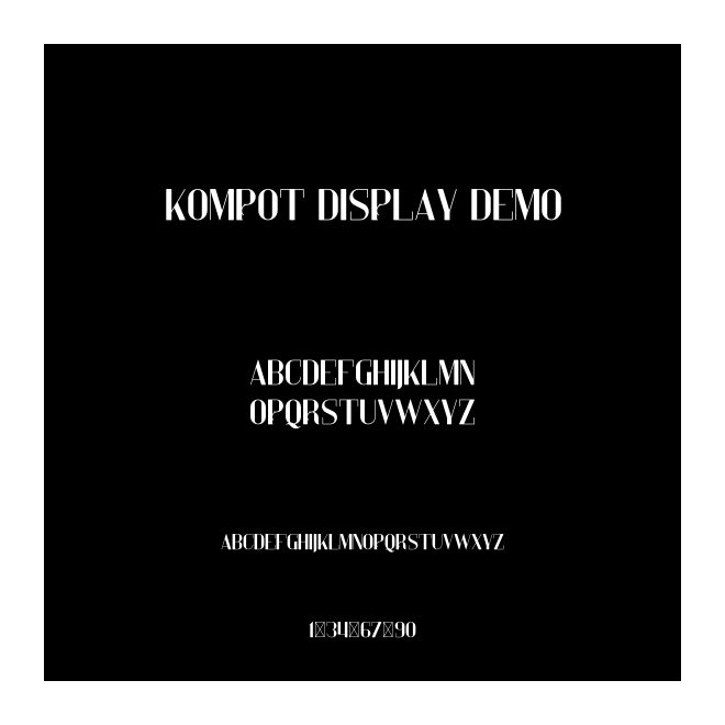 Kompot Display Demo