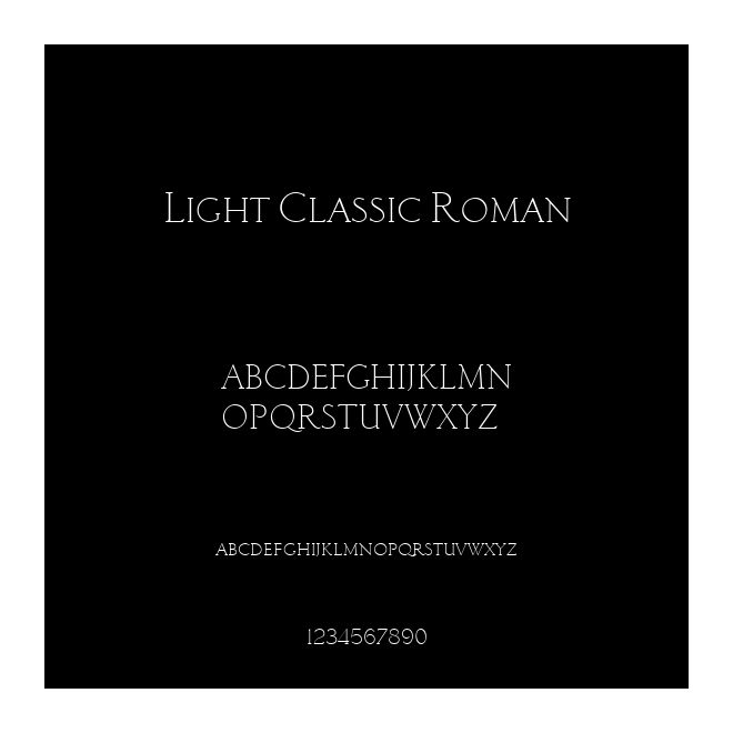 Light Classic Roman