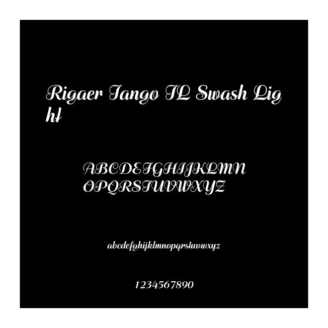 Rigaer Tango TL Swash Light
