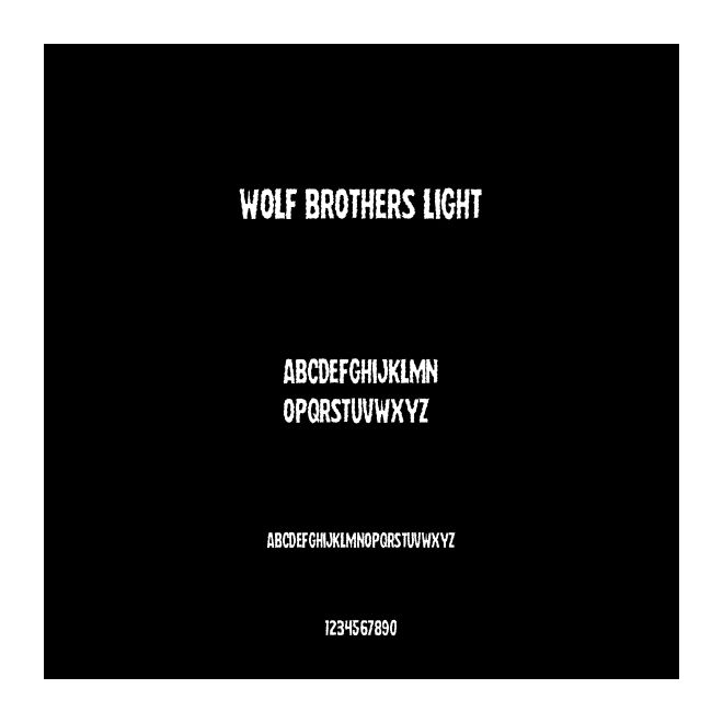 Wolf Brothers Light