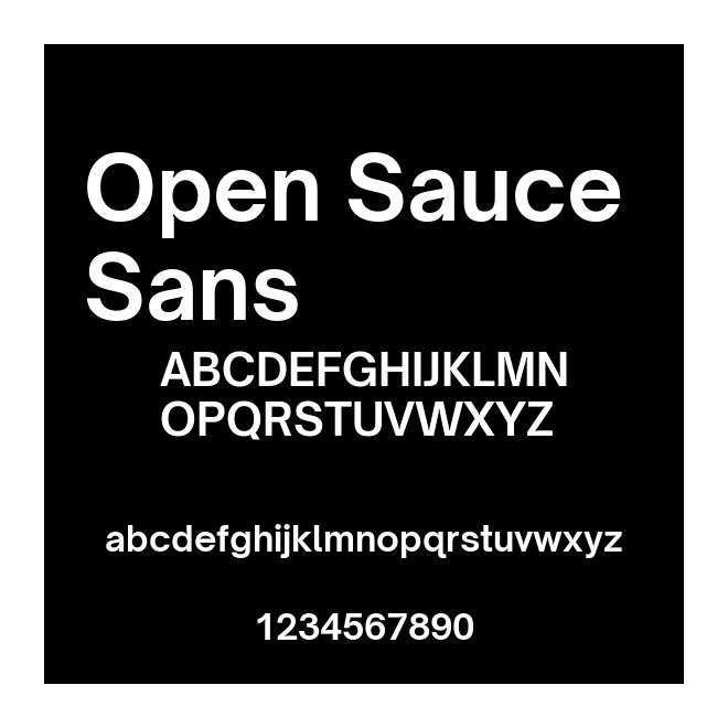 Open Sauce Sans