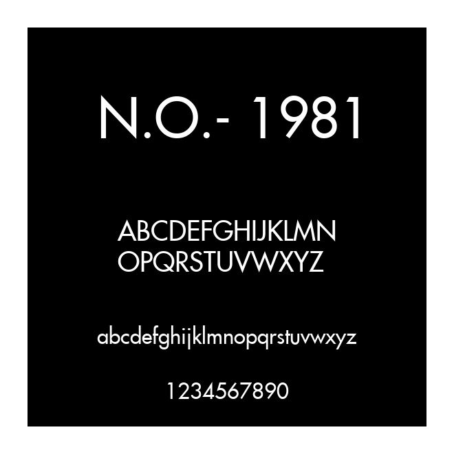 N.O.- 1981
