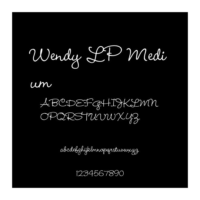 Wendy LP Medium