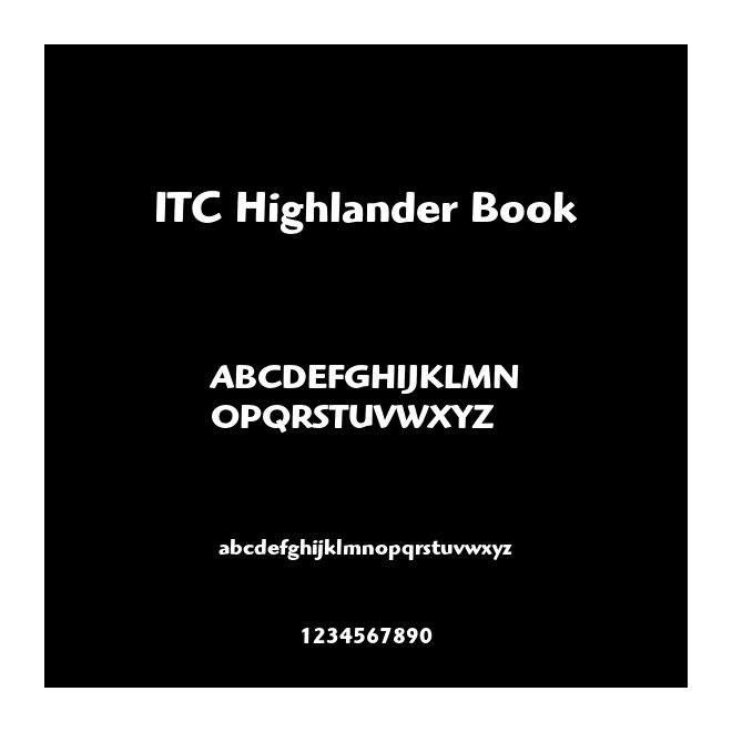 ITC Highlander Book