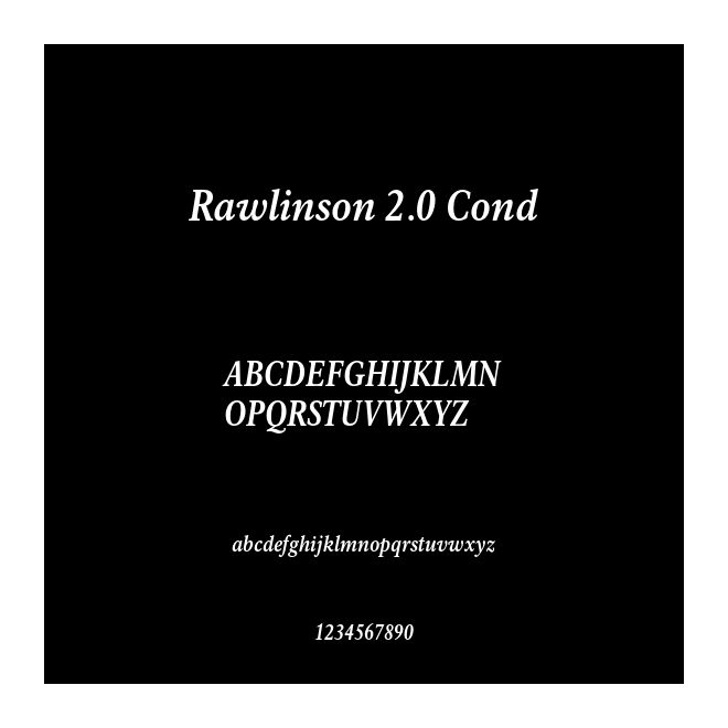 Rawlinson 2.0 Cond
