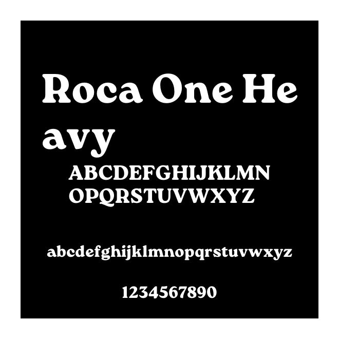 Roca One Heavy
