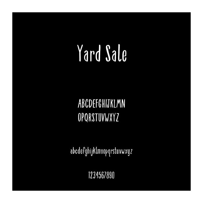 Yard Sale