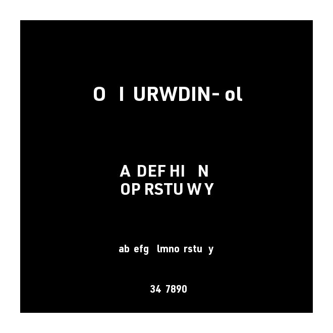 OLJZIJ+URWDIN-Bold