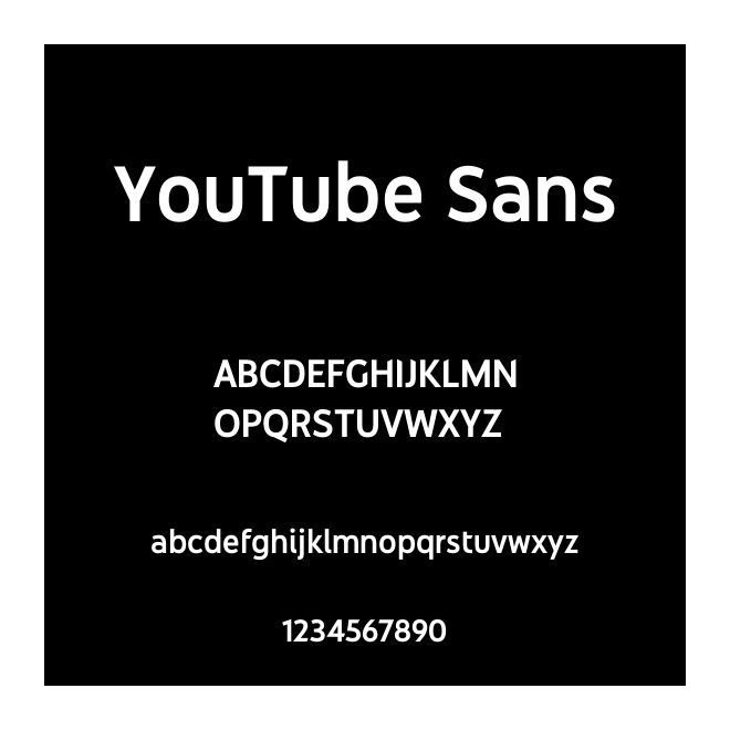 YouTube Sans