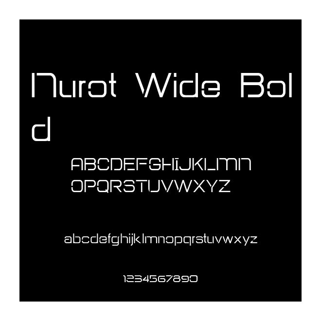 Nurot Wide Bold