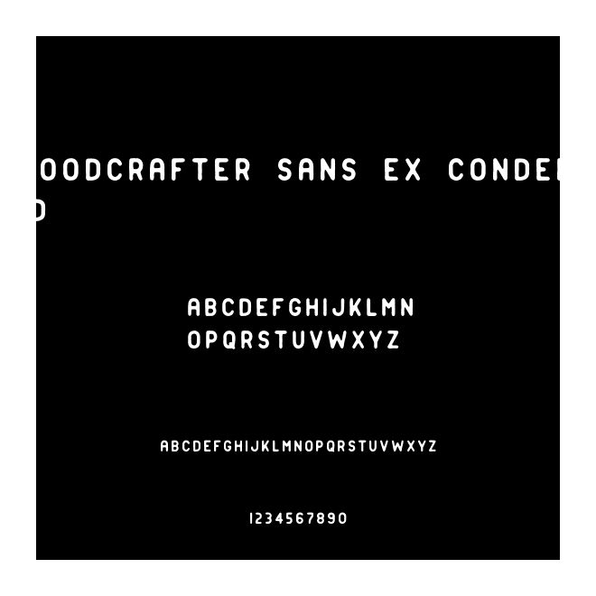 Woodcrafter Sans Ex Condensed