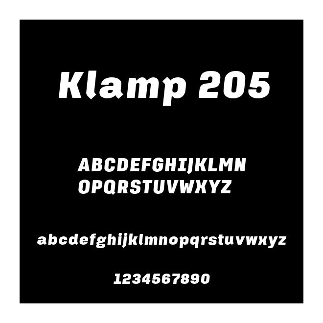 Klamp 205