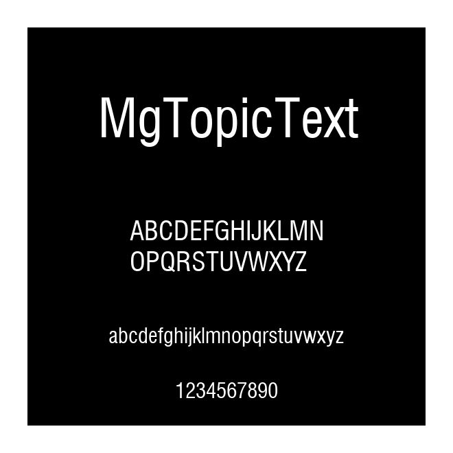 MgTopicText