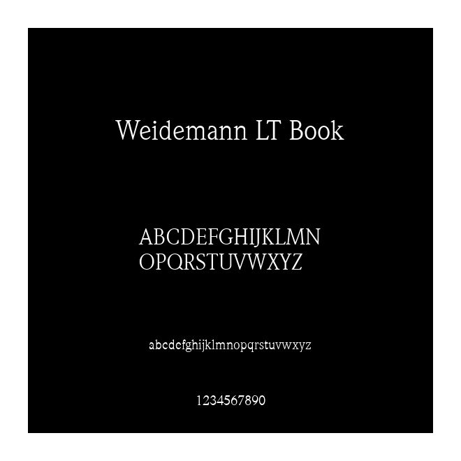 Weidemann LT Book