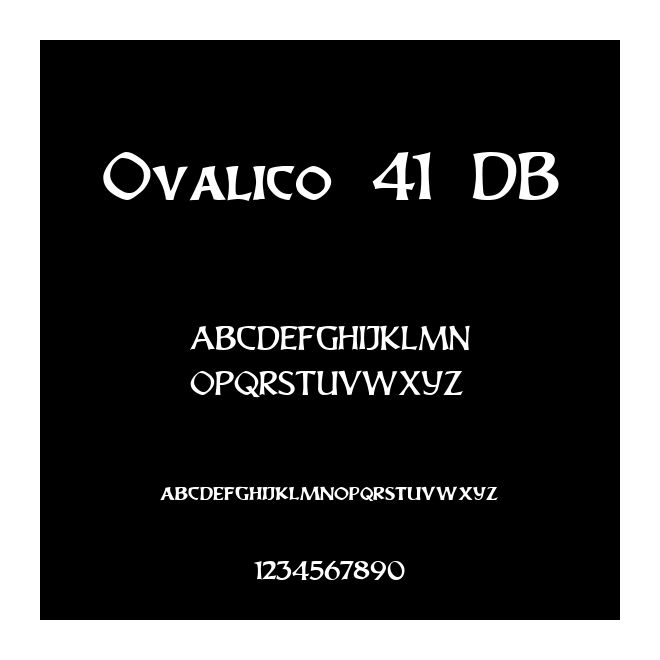 Ovalico 41 DB