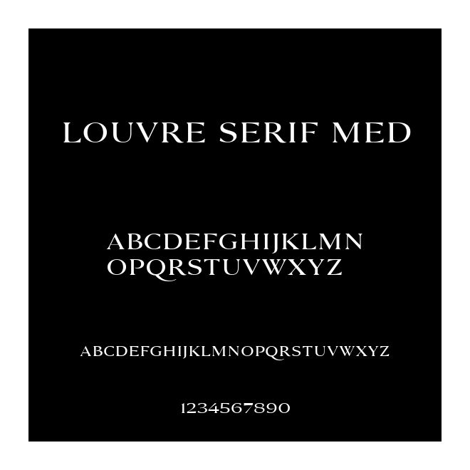 Louvre Serif Med