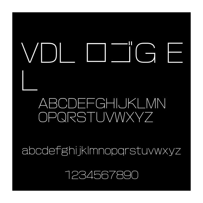 VDL ロゴＧ EL