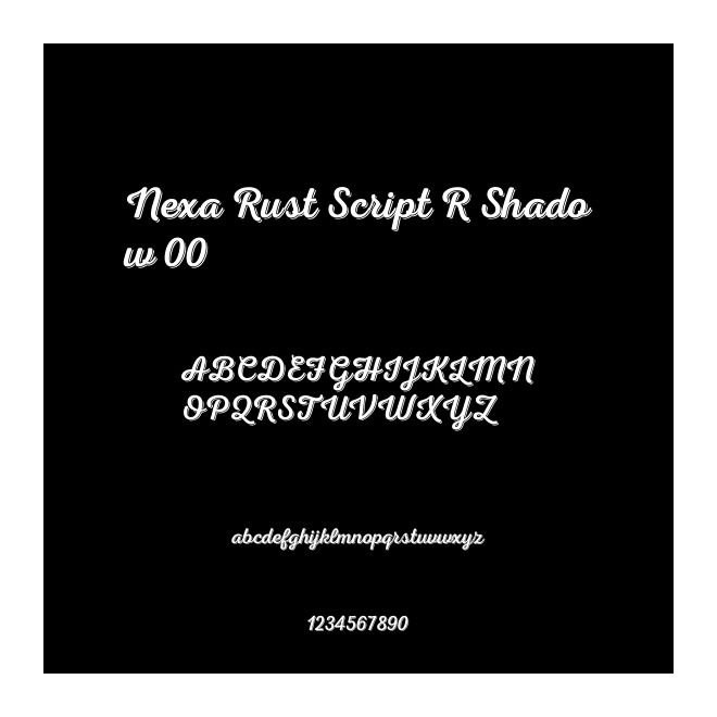 Nexa Rust Script R Shadow 00