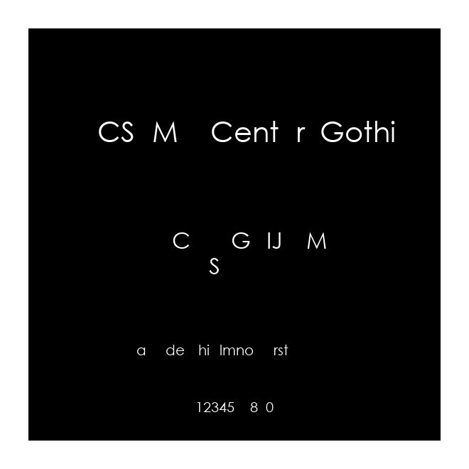 OCSKME+CenturyGothic