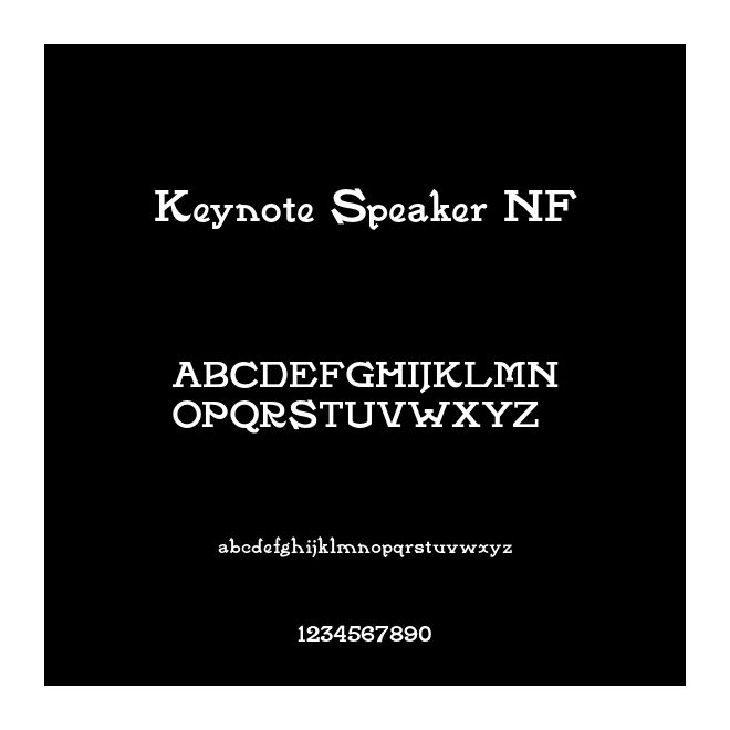 Keynote Speaker NF