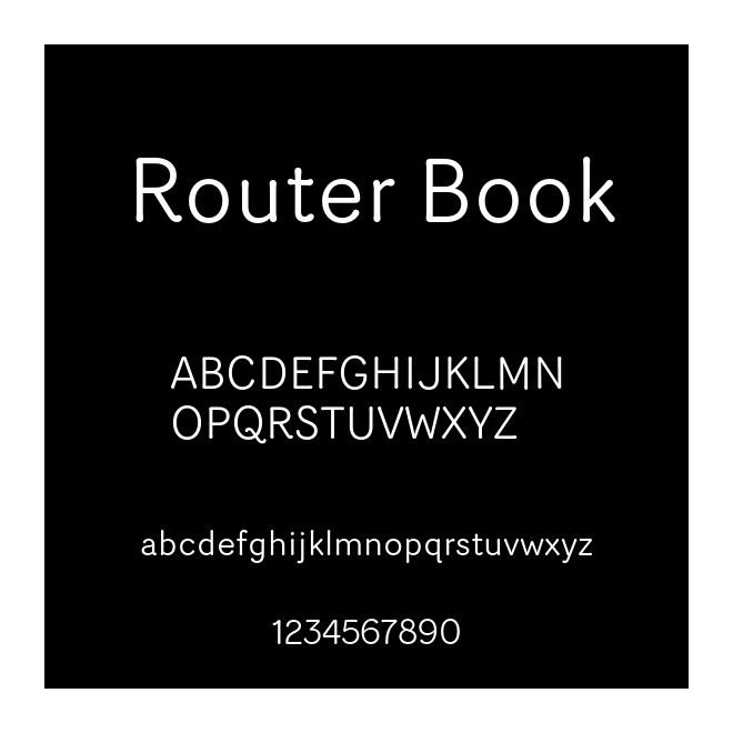 Router Book