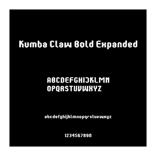 Kumba Claw Bold Expanded