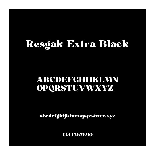 Resgak Extra Black