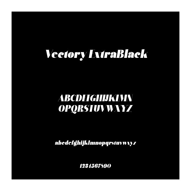 Vectory ExtraBlack