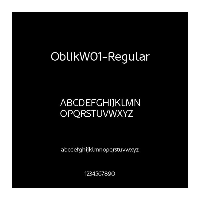 OblikW01-Regular