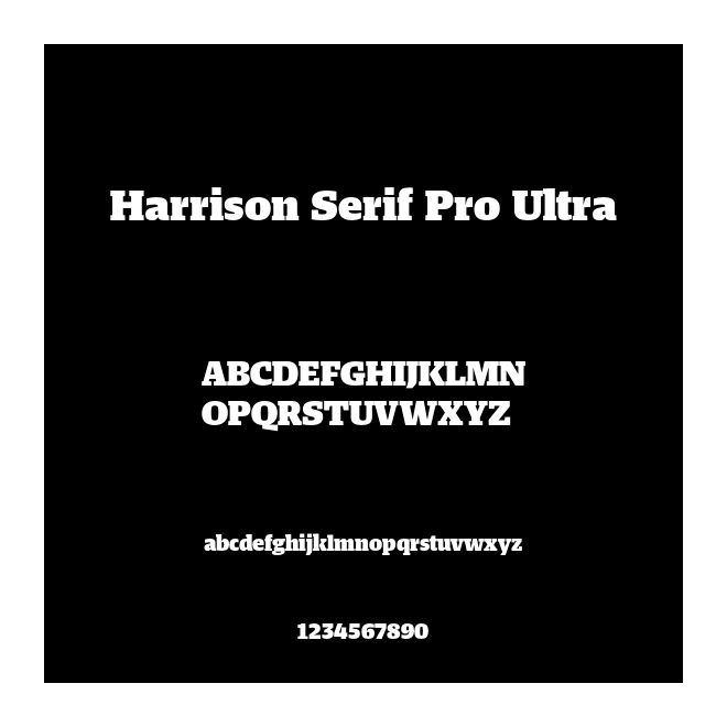 Harrison Serif Pro Ultra