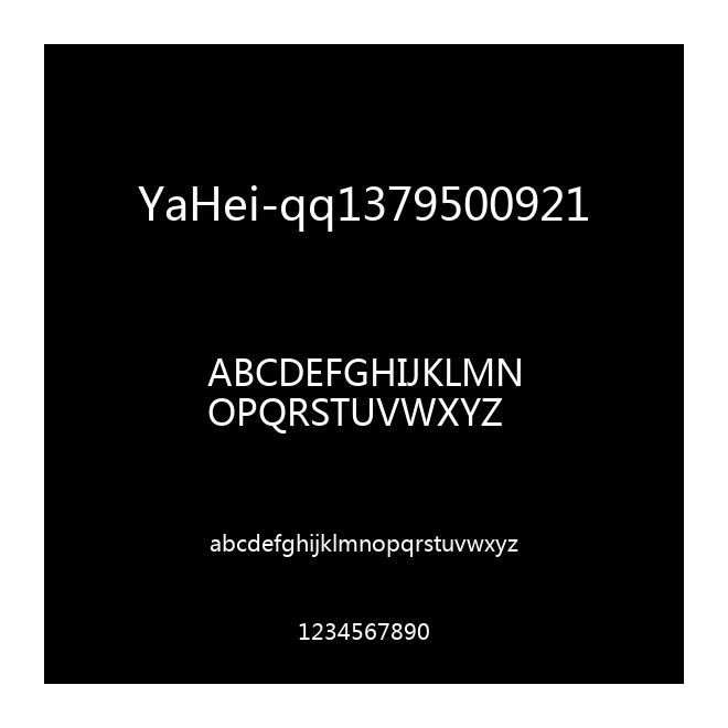 YaHei-qq1379500921