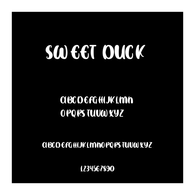 SWEET DUCK