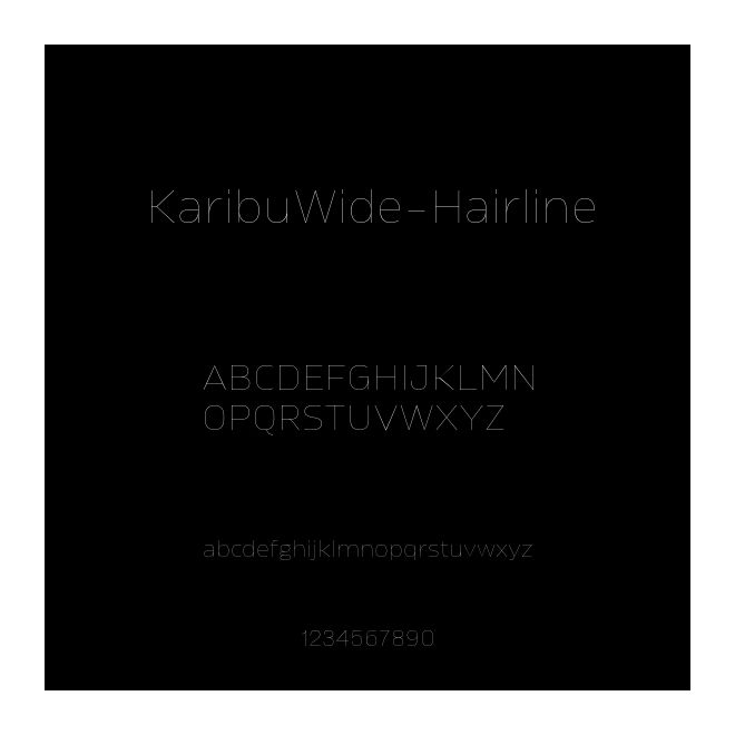 KaribuWide-Hairline