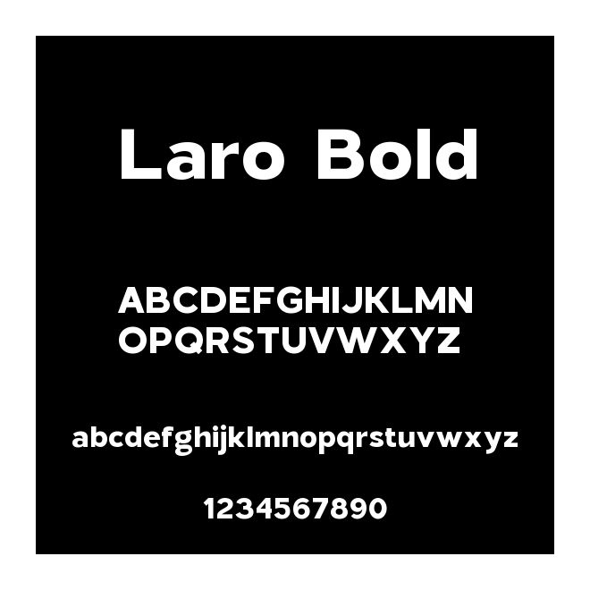 Laro Bold